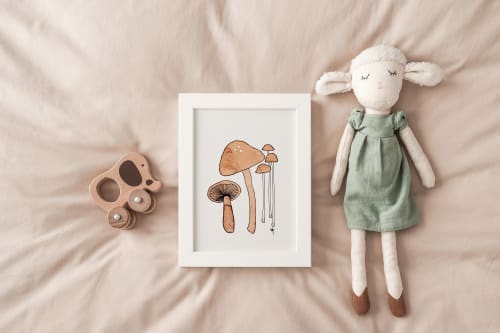 Mushrooms Print | Prints by Melissa Mary Jenkins Art