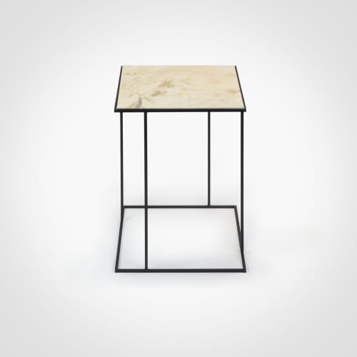 FramE - Travertine Side table | Tables by DFdesignLab - Nicola Di Froscia