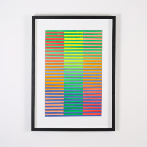 Ohio Stripe Colour Study Painting | Paintings by Amelia Coward