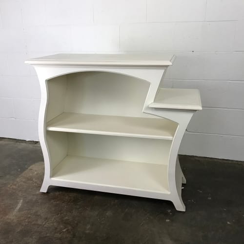 Bookcase No. 6 - Curved Accent Bookcase | Book Case in Storage by Dust Furniture