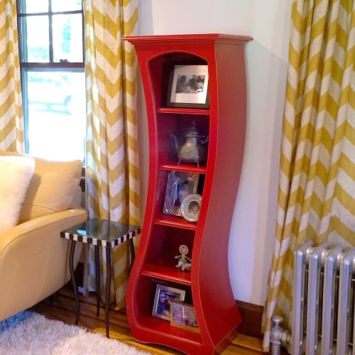 Curved Display Case - Bookcase No.5b | Storage by Dust Furniture