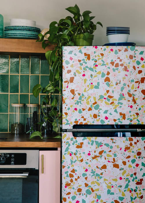 Terrazzo Confetti Contact Paper - Colorful, multiple options | Wallpaper by Samantha Santana Wallpaper & Home