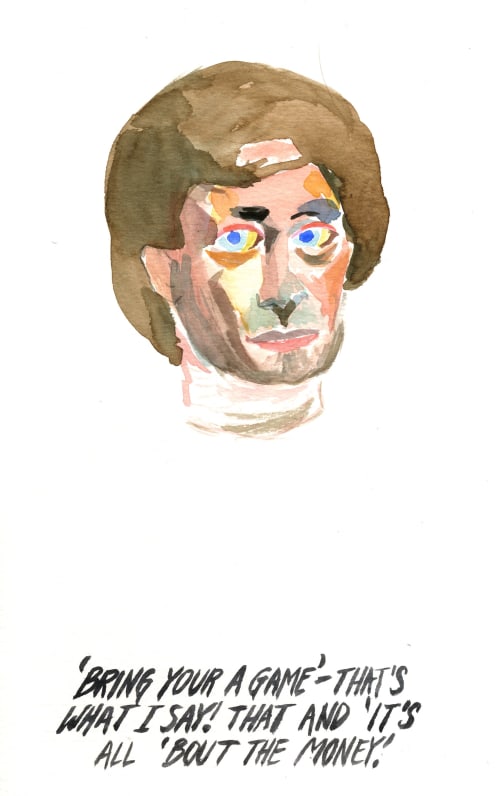 Bring your A Game | Watercolor Painting in Paintings by Eric Farache Artist