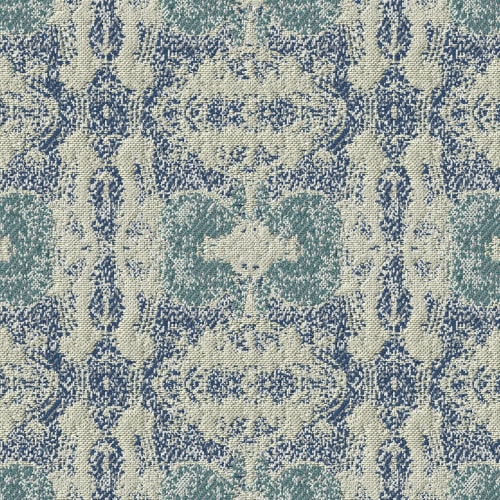 Sunbrella® Woven Fabric Papeari, Ocean | Linens & Bedding by Philomela Textiles & Wallpaper