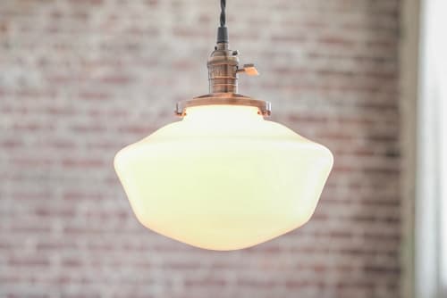 Pendant Lights - Schoolhouse Pendant - Model No. 7621 | Pendants by Peared Creation