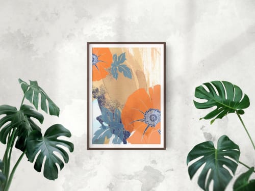 Abstract Floral no.6 Giclée Print | Prints by Odd Duck Press