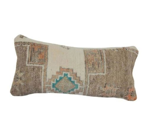 Handmade Pillow Case, Ethnic Carpet Rug Pillow, Handwoven | Pillows by Vintage Pillows Store