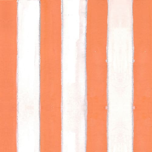 Cabana Stripe No. 14 (Lg), Crush | Linens & Bedding by Philomela Textiles & Wallpaper