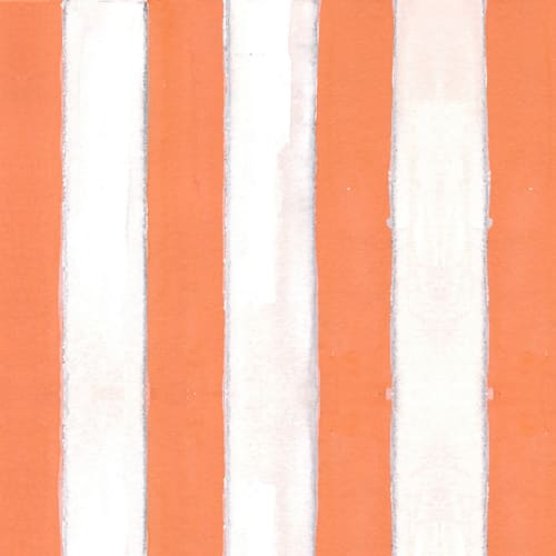 Cabana Stripe No. 14 (Lg), Crush | Linens & Bedding by Philomela Textiles & Wallpaper