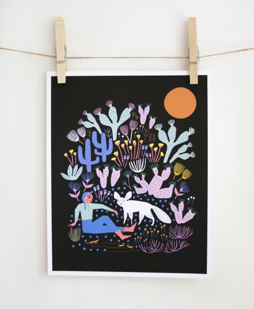 Fox Tamer Print | Prints by Leah Duncan