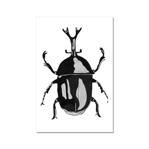 Beetle no.2 Giclée Print | Prints by Odd Duck Press