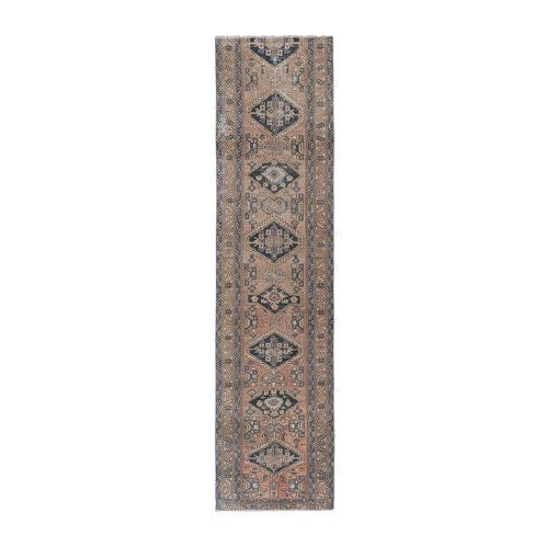 Vintage Anatolian Hand-Knotted Wool Runner Rug | Rugs by Vintage Pillows Store