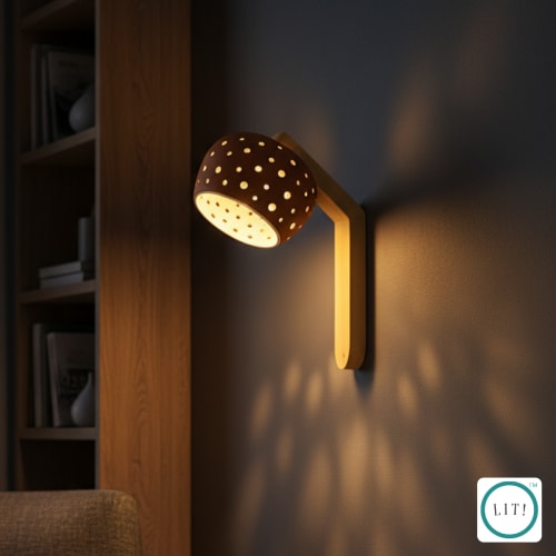 Solene Terracotta Wall Lamp | Lamps by Lit Lamps - Sustainable Mindful Lighting