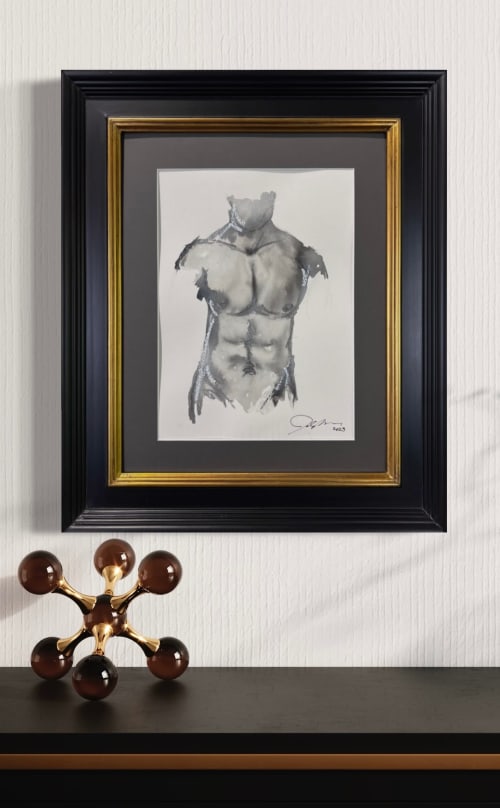 Torso of Cristo | Watercolor Painting in Paintings by John Velo Studio