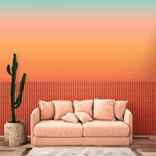 Horizon Haze Removable Fabric Wallpaper - Peel and Stick! | Wallpaper by Samantha Santana Wallpaper & Home
