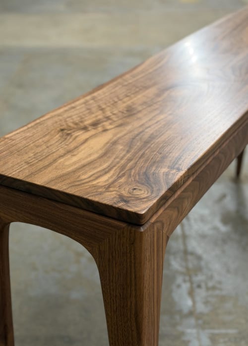 Solid Wood Console Table – Entryway or Sofa Table, Handcrafted Hardwood Furniture, Made in USA | Tables by Marco Bogazzi