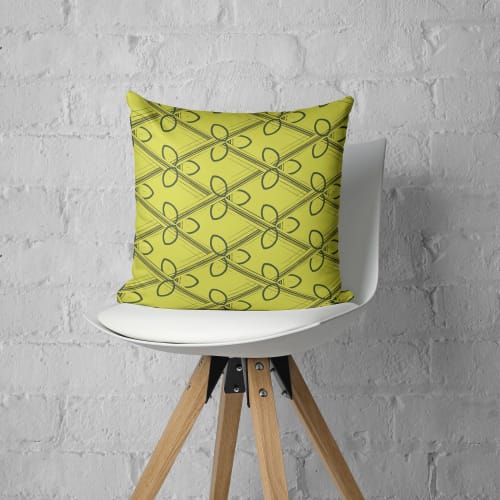 Gimlet Throw Pillow | Pillows by Odd Duck Press
