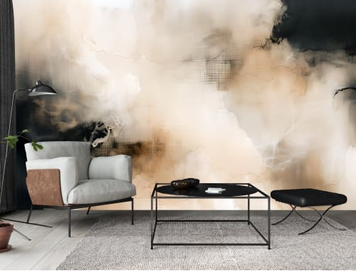On the Edge — Abstract Luxury Wallpaper Mural | Wall Treatments by ELLE WALLS