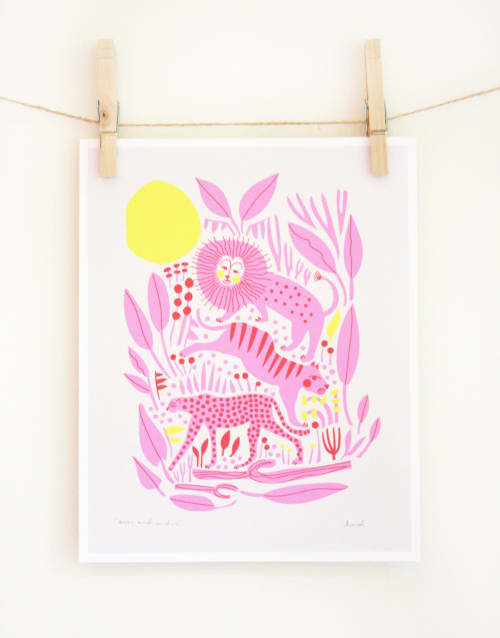 Over and Under Print | Prints by Leah Duncan
