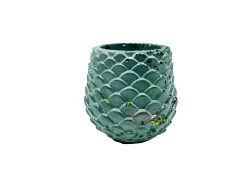 Mint Scales Planter | Vases & Vessels by RAW & UNIQ