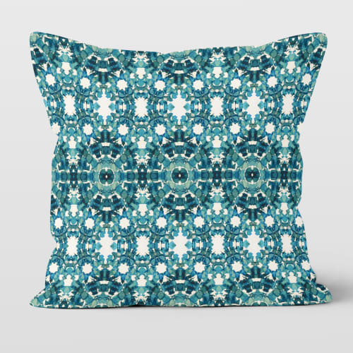 Emily Cotton Linen Throw Pillow | Pillows by Brandy Gibbs-Riley