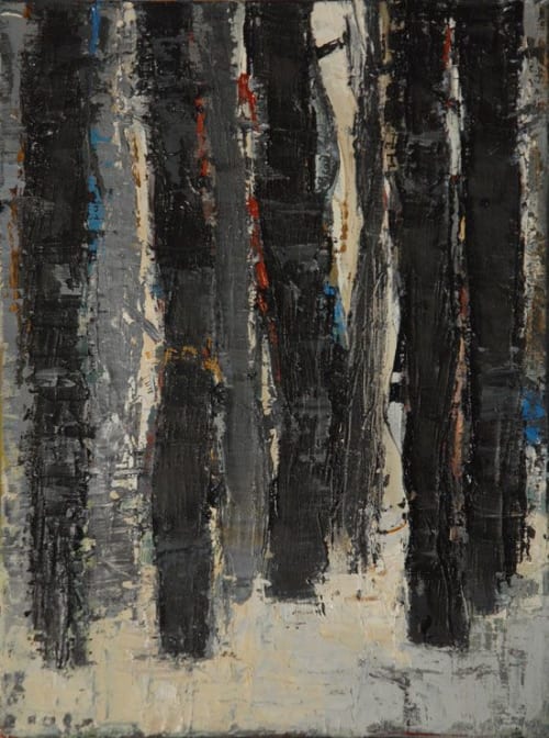 Deep Forest | Oil And Acrylic Painting in Paintings by Sophie DUMONT.