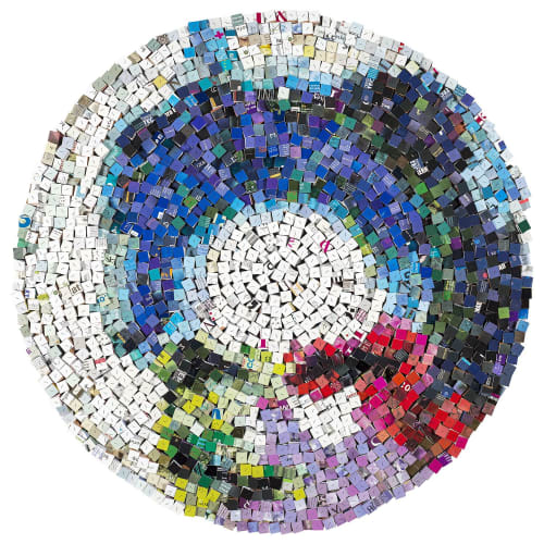 Laughing Round - Limited Edition of 30 - 90x90 | Paintings by Paola Bazz