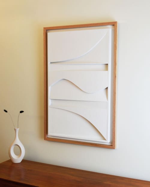 No. 09 Plaster Wall Relief | Wall Sculpture in Wall Hangings by Joseph Aurelius