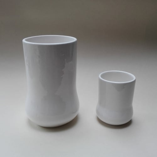 China Coffee Beaker. Ceramic Cup. Contemporary Tumbler. | Cups by Wendy Tournay Ceramics