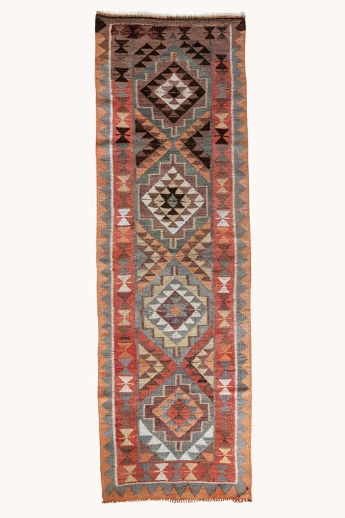 District Loom Vintage Turkish Kilim runner rug | Rugs by District Loom