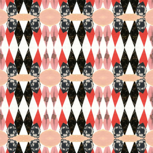 Agate, Rose | Linens & Bedding by Philomela Textiles & Wallpaper