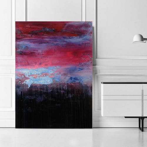 I Will Follow You Into The Dark | Oil And Acrylic Painting in Paintings by Brazen Edwards Artist