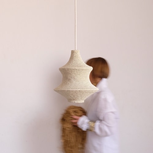 Saint I Crochet Pendant Lamp | Pendants by Hamimi
