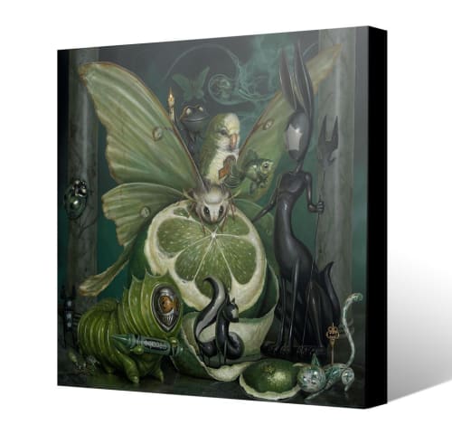 "The Green Keepers" Canvas Edition | Oil And Acrylic Painting in Paintings by Greg "CRAOLA" Simkins