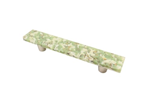 Pebble Pistachio Cream 4” CC Pull | Hardware by Windborne Studios