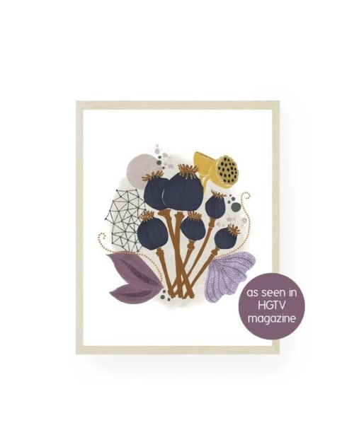 Fall Pods - Modern Botanicals | Prints by Birdsong Prints