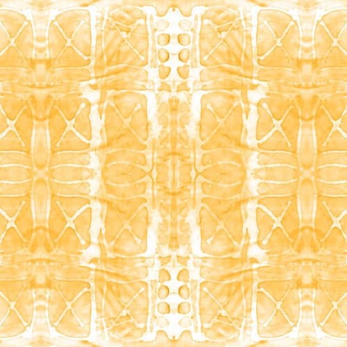 Amba Titik, Curry | Linens & Bedding by Philomela Textiles & Wallpaper