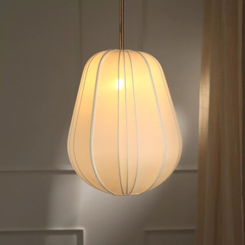 Luxe Collection - Rome Lamp (Off-White) | Pendants by FIG Living