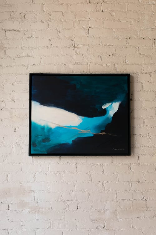 A Sea of Billow and Spray | Mixed Media by Carrington Moore