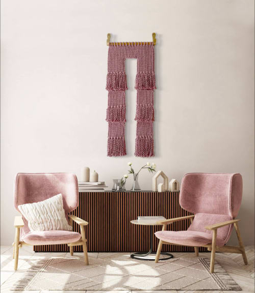 Portal | Small | Lilac | Macrame Wall Hanging in Wall Hangings by Dörte Bundt