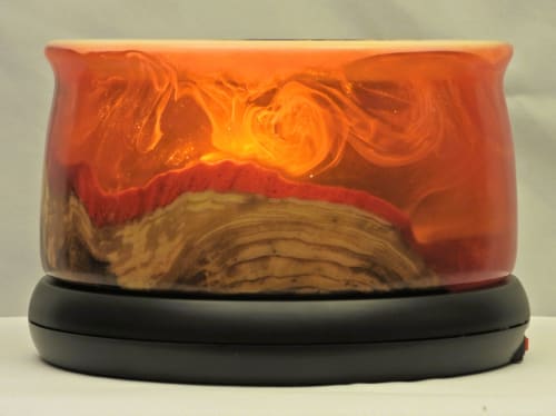 Strawberry Swirl - Woodturned Bowl | Decorative Bowl in Decorative Objects by Scott Williams - Unique Originals