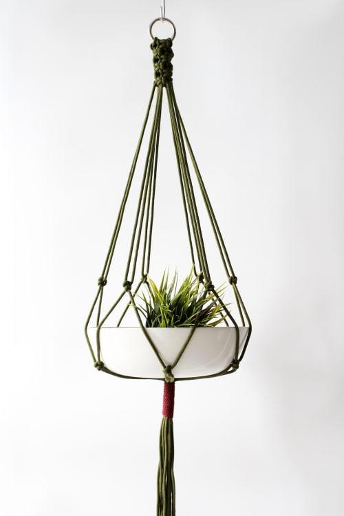 Macrame Plant Hanger, 37” - Moss & Ember | Plants & Landscape by Freefille