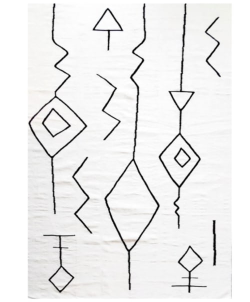 Nikki Handwoven Modern Rug | Area Rug in Rugs by Mumo Toronto