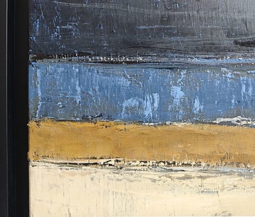Mémoire du Rivage - Peinture abstraite originale - Paysage | Decorative Objects by Sophie DUMONT.
