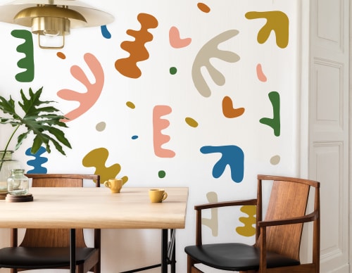 Bubbly Wall Decals, Multicolor - Peel and Stick! | Wallpaper by Samantha Santana Wallpaper & Home