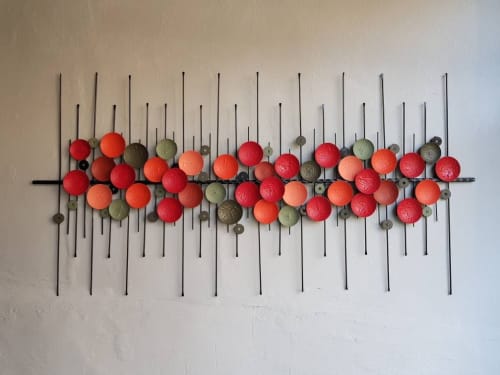 Poppy Field | Wall Sculpture in Wall Hangings by Sarmal Design