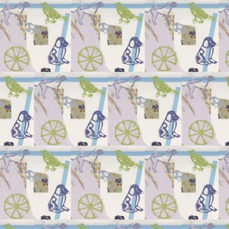 Primary Nature, Mixed | Fabric in Linens & Bedding by Philomela Textiles & Wallpaper