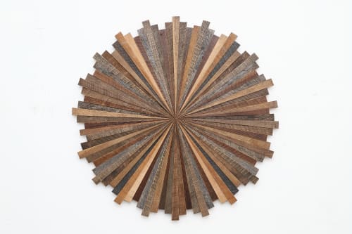 Starburst GB: wood wall art | Wall Hangings by Craig Forget