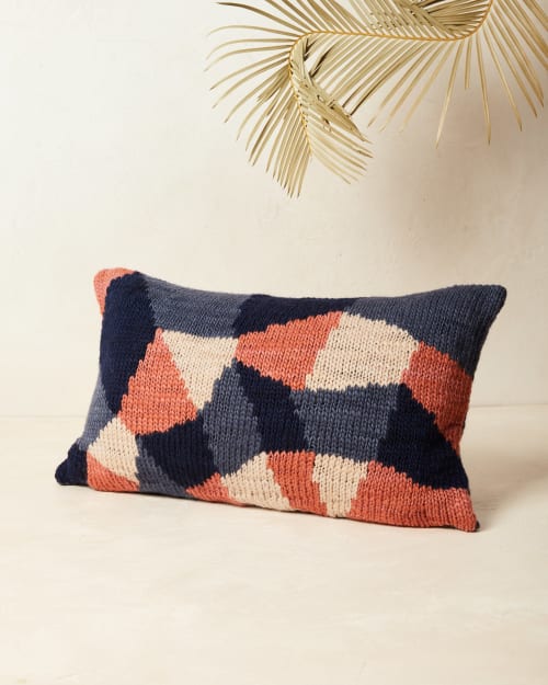 Mosaic Lumbar Pillow - Horizon | Pillows by MINNA