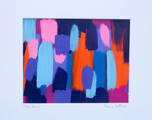 Mystery Matted Original | Oil And Acrylic Painting in Paintings by Brianne Valentino